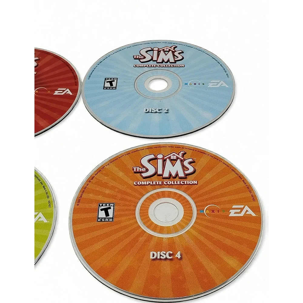 Electronic Arts The Sims Complete Collection PC CD-ROM Maxis Life Sim Strategy